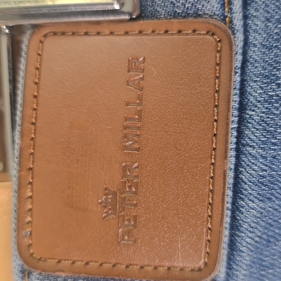 Peter Millar Classic Blue Men's Jeans, 33x31 - Picture 3 of 5